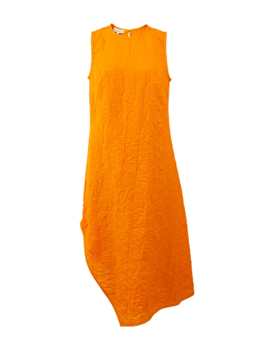 Narciso Rodriguez Linen Dress In Amber