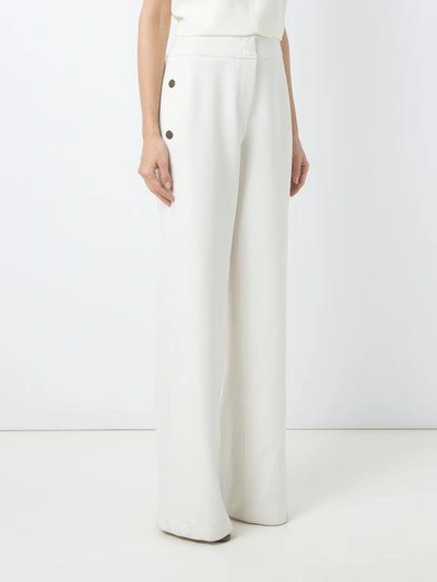 Shop Talie Nk Wide Leg Trousers - White