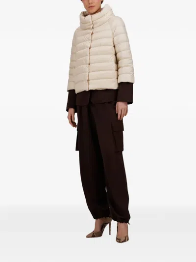 Herno Sofia Quilted Jacket In Neutral
