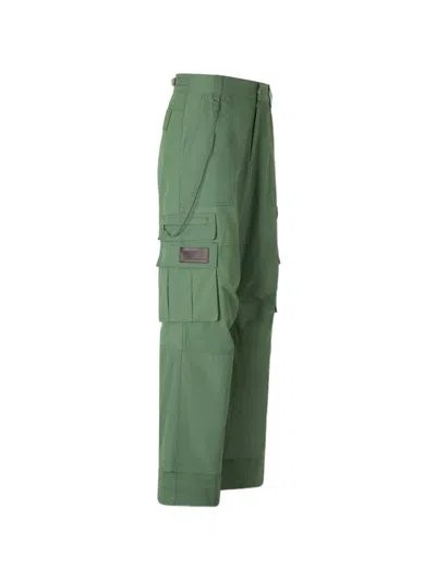 Carrer Multi-pocket Cargo Pants In Green