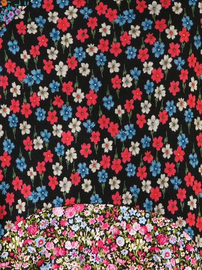 Shop Goen J Floral Asymmetric Hem Dress
