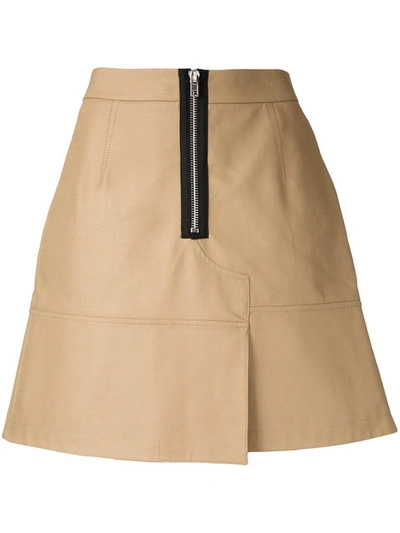 Shop Alexander Wang Mini Skirt With Zip