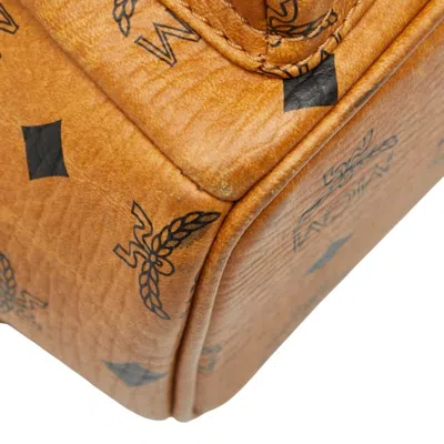 Pre-owned Mcm Brown Leather Backpack ()