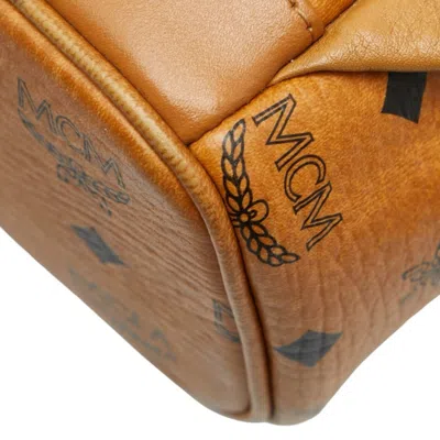 Pre-owned Mcm Brown Leather Backpack ()