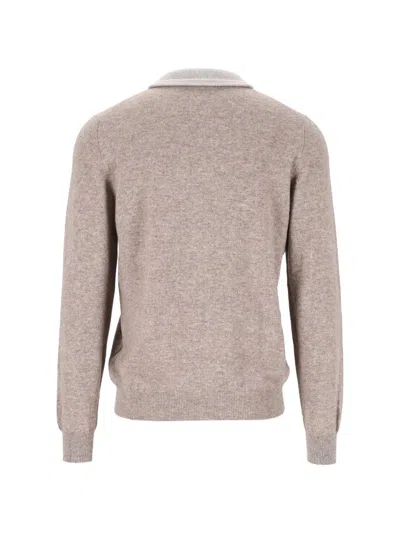 Fedeli Cashmere Sweater In Brown