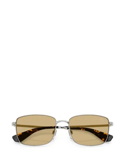 Burberry Rectangle-frame Sunglasses In Silver