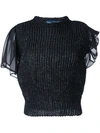KOLOR layered knit blouse,NURTROCKENREINIGUNG