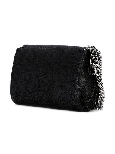 Shop Stella Mccartney Crystal Peace Falabella Crossbody Bag - Black