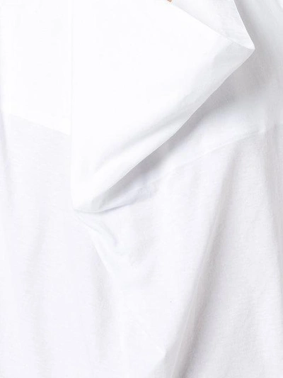 Shop Marni Oversized Neckline Shirt In White