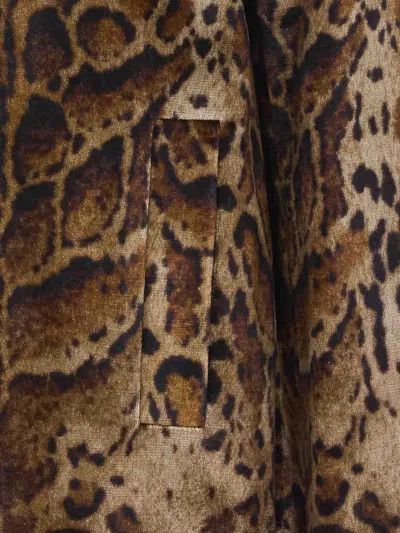 Etro Multicolor Jacket In Brown