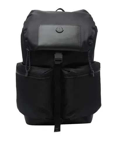 Moncler Black Kenston Backpack In Black