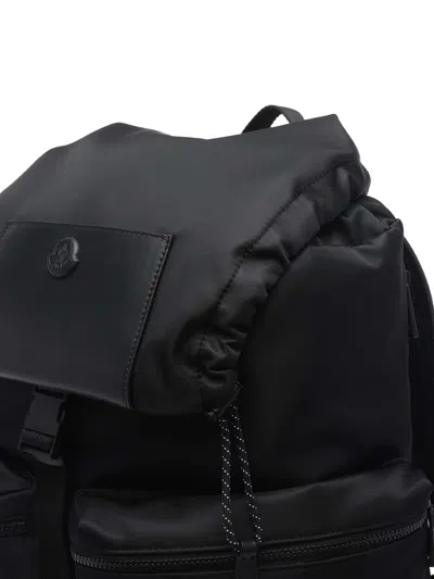 Moncler Black Kenston Backpack In Black