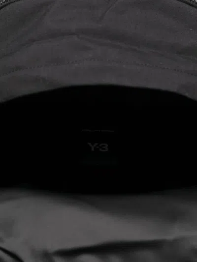 Y-3 Unisex Backpack With Top Handle And Logo Detail In Black