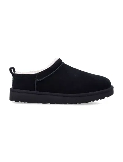 Ugg Classic Micro Suede Mules In Black