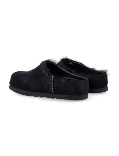 Ugg Otzo Calf-hair Loafers In Black