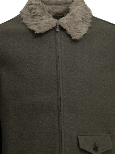 Our Legacy Wool Blend Single Breasted Coat In Brown