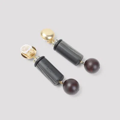 Giorgio Armani Ruby Earrings In Multi
