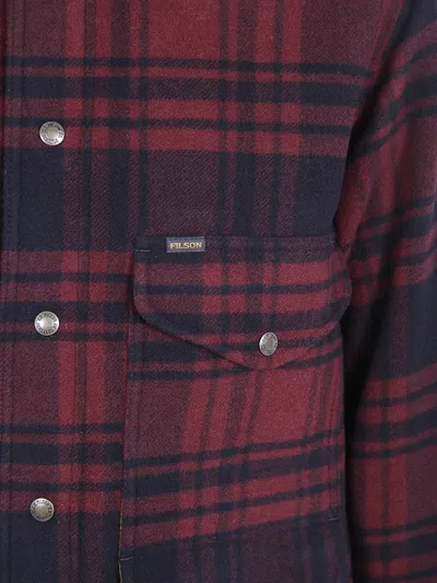 Filson Spokane Check-pattern Corduroy-collar Jacket In Multi