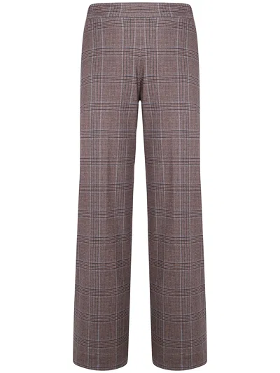 Why Ci Check-pattern Trousers In Brown