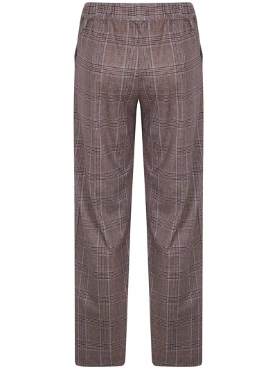 Why Ci Check-pattern Trousers In Brown