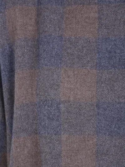 Daniela Gregis Check-pattern Cashmere Sweater In Multi