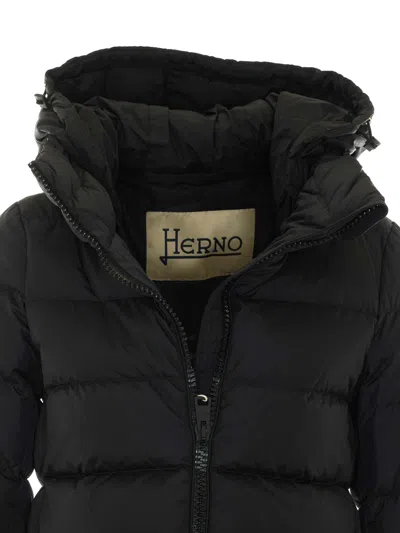 Herno Chamonix Down Jacket In Black