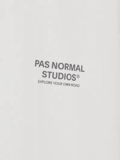 Pas Normal Studios Organic Cotton Logo T-shirt In Blue