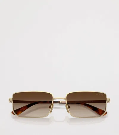 Vogue Metal Rectangular Sunglasses In Multi