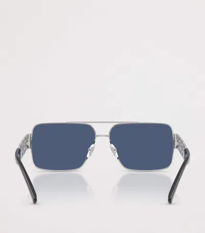 Versace Wire Ve2290 Rectangular Sunglasses In Multi