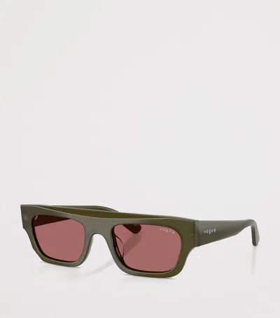 Vogue Rectangular Sunglasses In Multi
