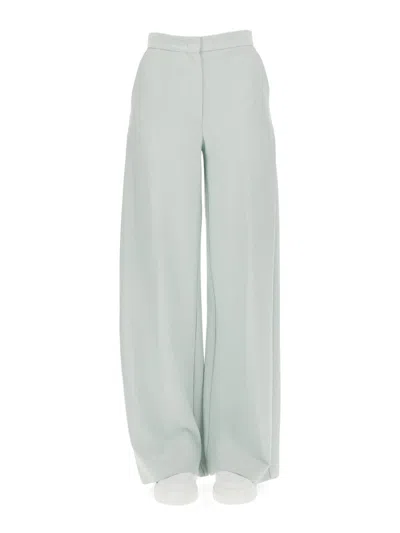Max Mara Light Blue Tailored Pant In Azure