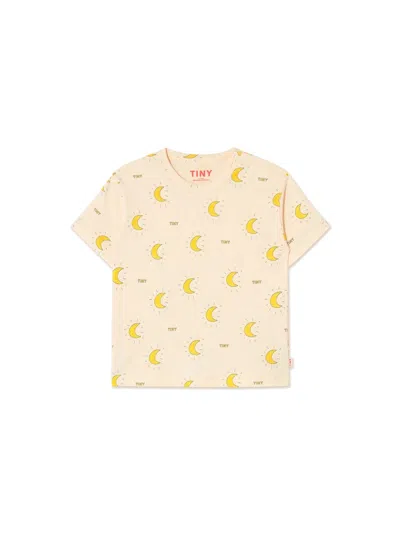 Tinycottons Mini Unisex Organic Cotton T-shirt In Nude