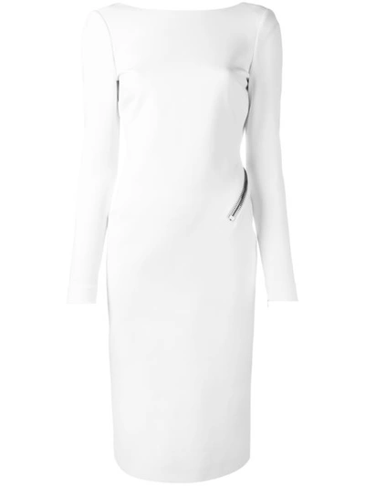 Shop Tom Ford Open Back Fitted Dress