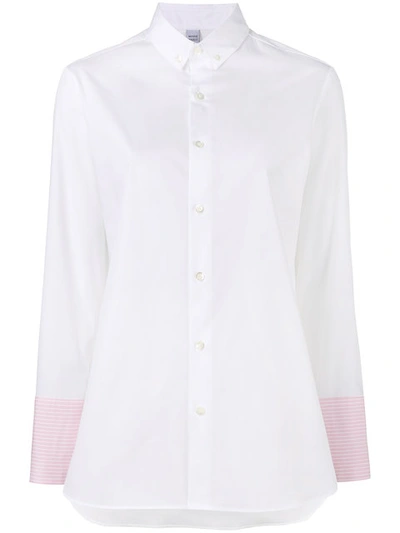 Marie Marot Stripe Cuff Shirt