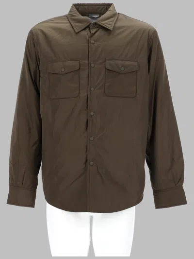 Aspesi Patch-pocket Shirt Jacket In Brown