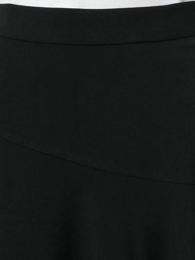 Shop Jw Anderson Asymmetric Side Skirt In Black