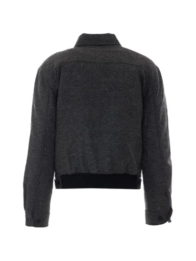 Sunflower Harington Herringbone Wool Jacket In Multi