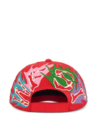 Supreme Wfst 6-panel Cap In Red