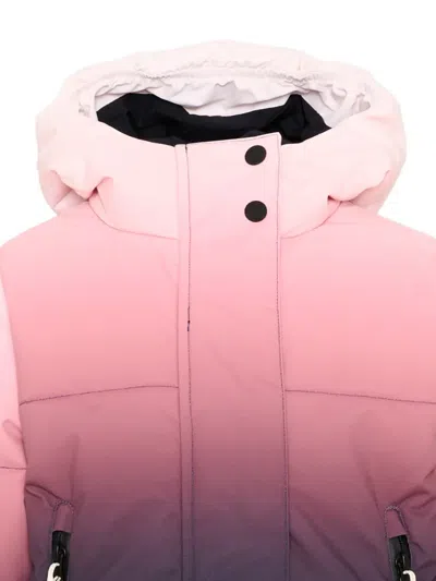 Molo Gradient-effect Hooded Jacket In Multi