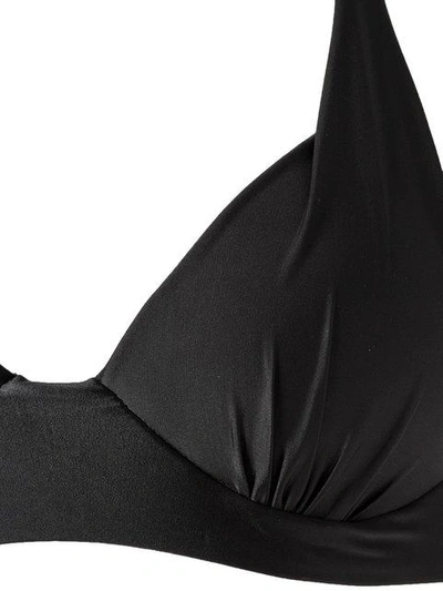 Shop Martha Medeiros Structured Bikini Bra In Black