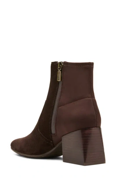 Blondo Trounce Waterproof Leather Bootie In Java Suede