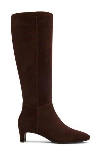 Blondo Sherley Waterproof Knee High Boot In Java Suede