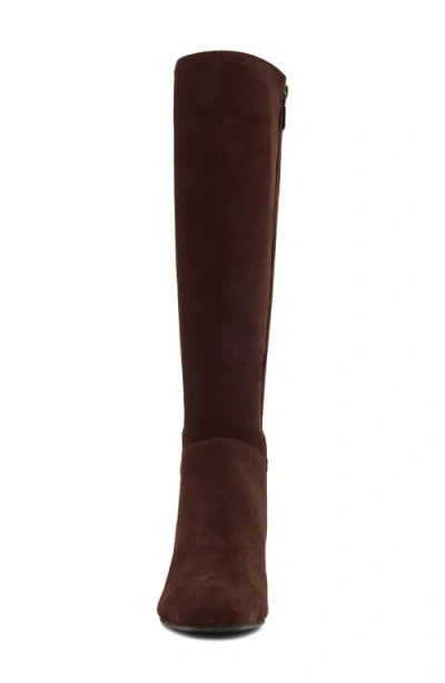 Blondo Sherley Waterproof Knee High Boot In Java Suede