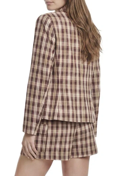 Ted Baker Plaid Suiting Skort In Multi