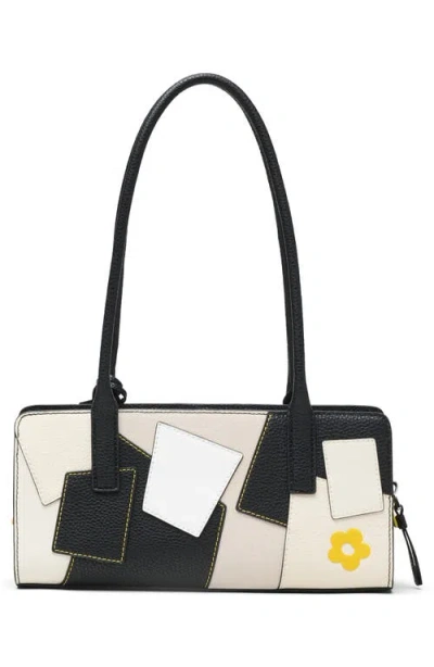 Marc Jacobs Patchwork Bold Satchel Bag In Black Multi