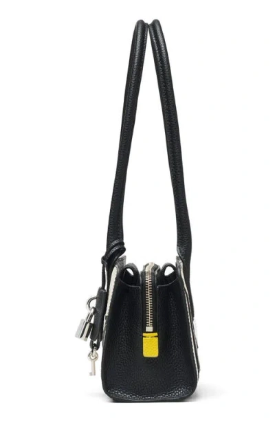 Marc Jacobs Patchwork Bold Satchel Bag In Black Multi