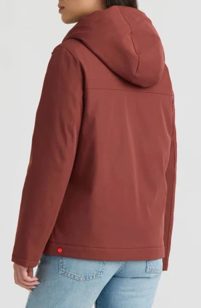 Hunter Blake Water Repellent Rain Jacket In Brown