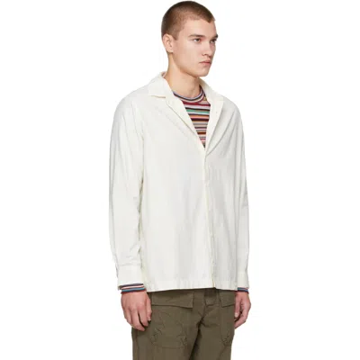 Casey Casey オフホワイト Twill Cot Cooper シャツ In Cloud