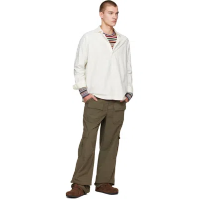 Casey Casey オフホワイト Twill Cot Cooper シャツ In Cloud