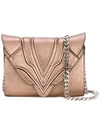 ELENA GHISELLINI Magic Metal shoulder bag,LEATHER100%